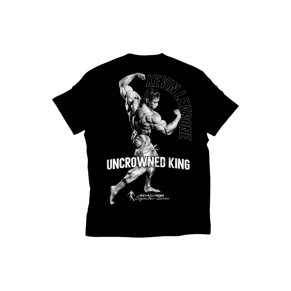 LEVRONE TSHIRT PREMIUM UNCROWNED KING 240g Black