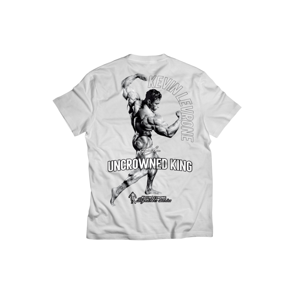 LEVRONE TSHIRT PREMIUM UNCROWNED KING 240g White