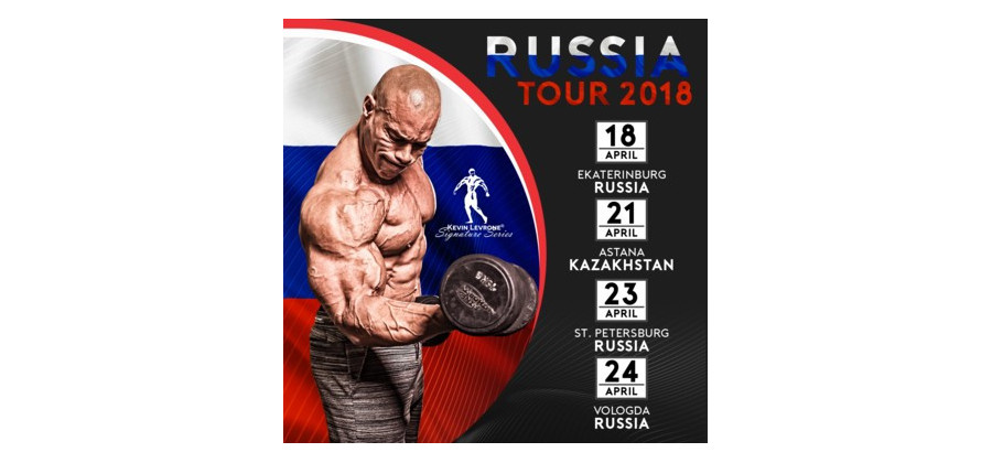 Levrone Russia Tour 2018