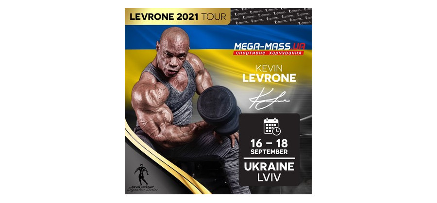 Kevin Levrone na Ukrainie 2021