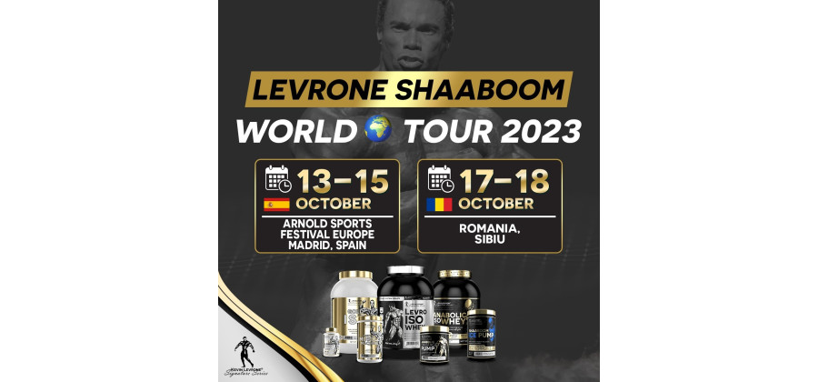 Levrone World Tour 2023 - SPAIN & ROMANIA
